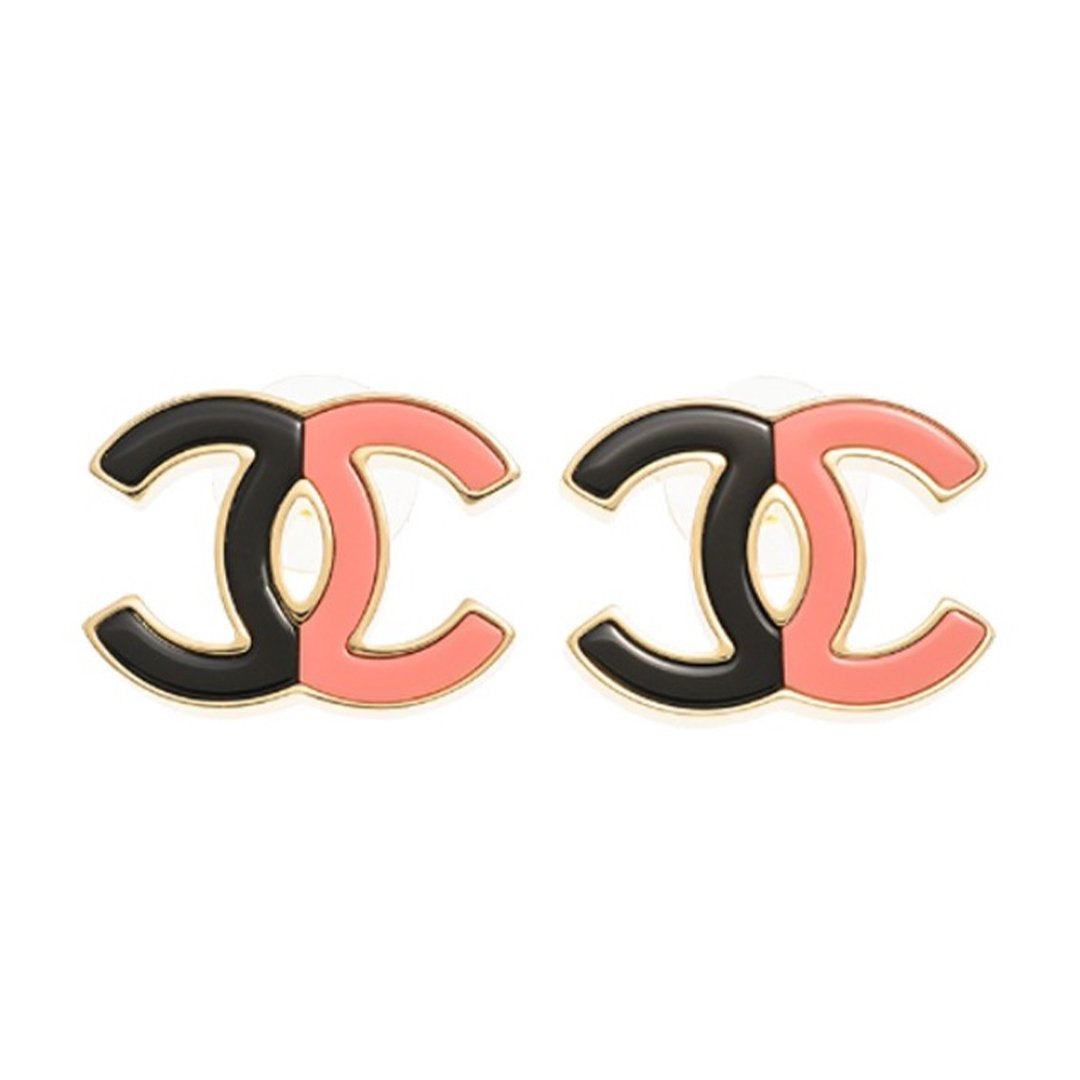 Two-Color Stud Earrings